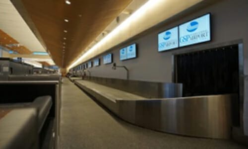 outbound ticket counter conveyor