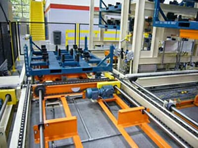 rack and pallet handling system