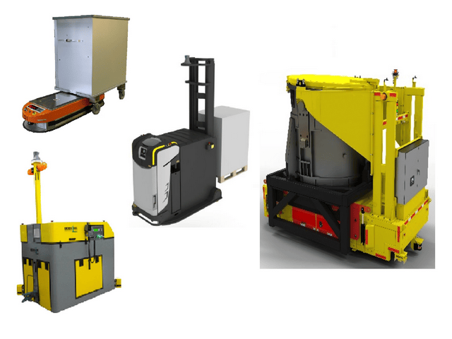 AGV's automatic guived vechicles ASI_Amerden AGVS - Multiple AGVs -1